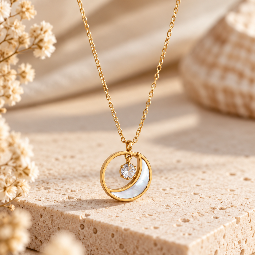 Pearl Moon Necklace