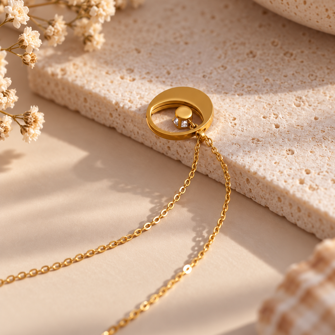 Pearl Moon Necklace