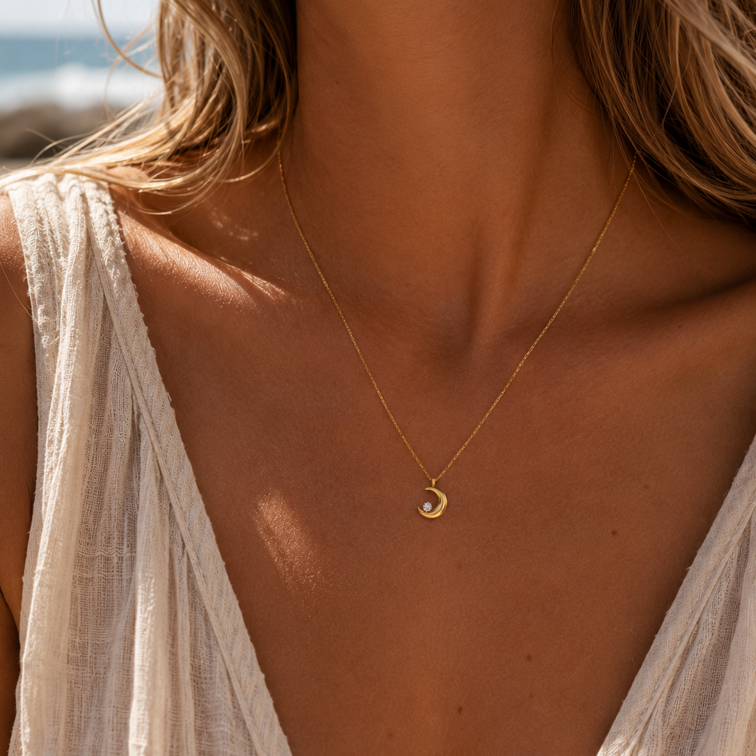 Crescent Moon Necklace