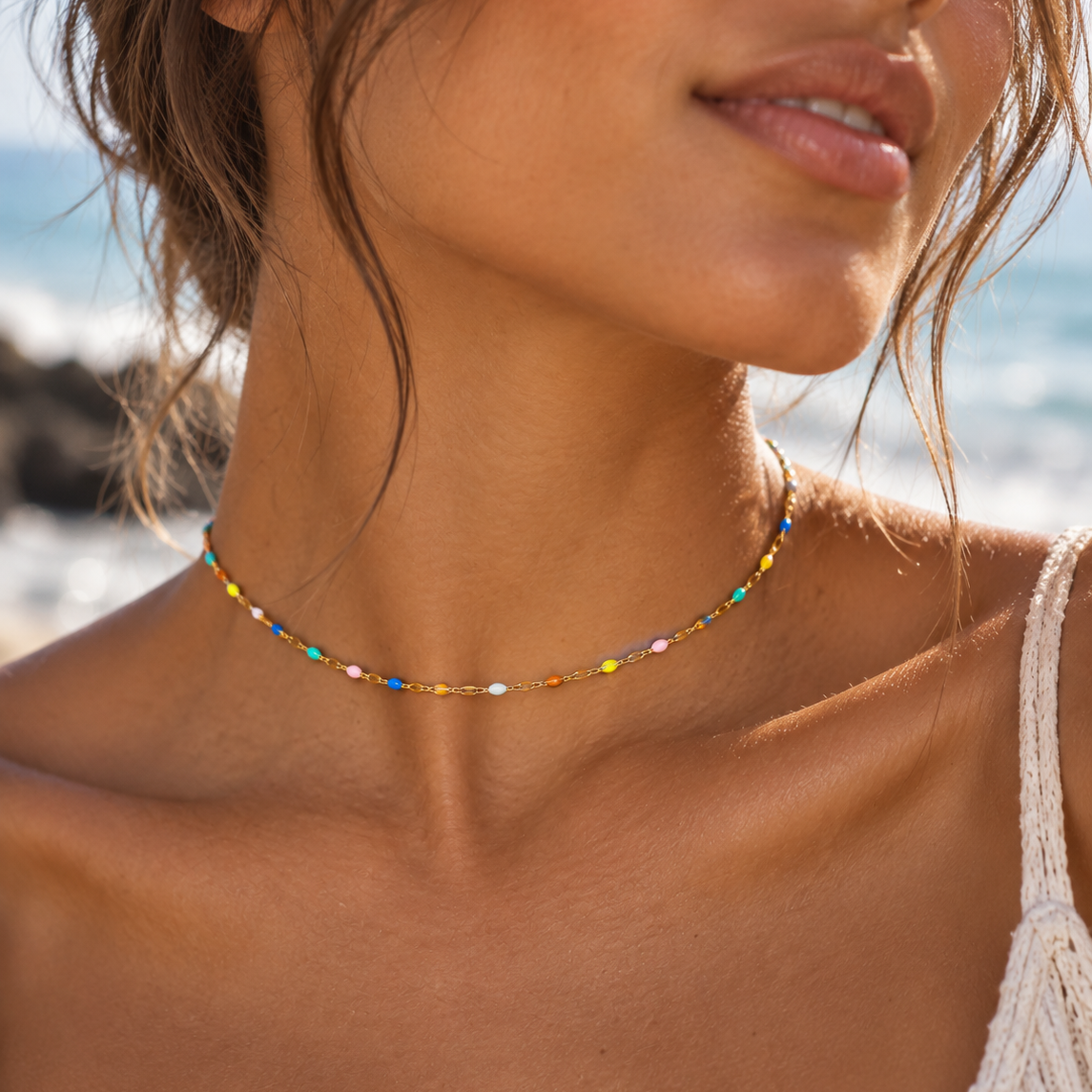 Tidal Light Prism Necklace