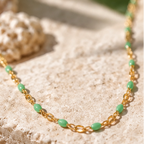 Tidal Light Aqua Necklace