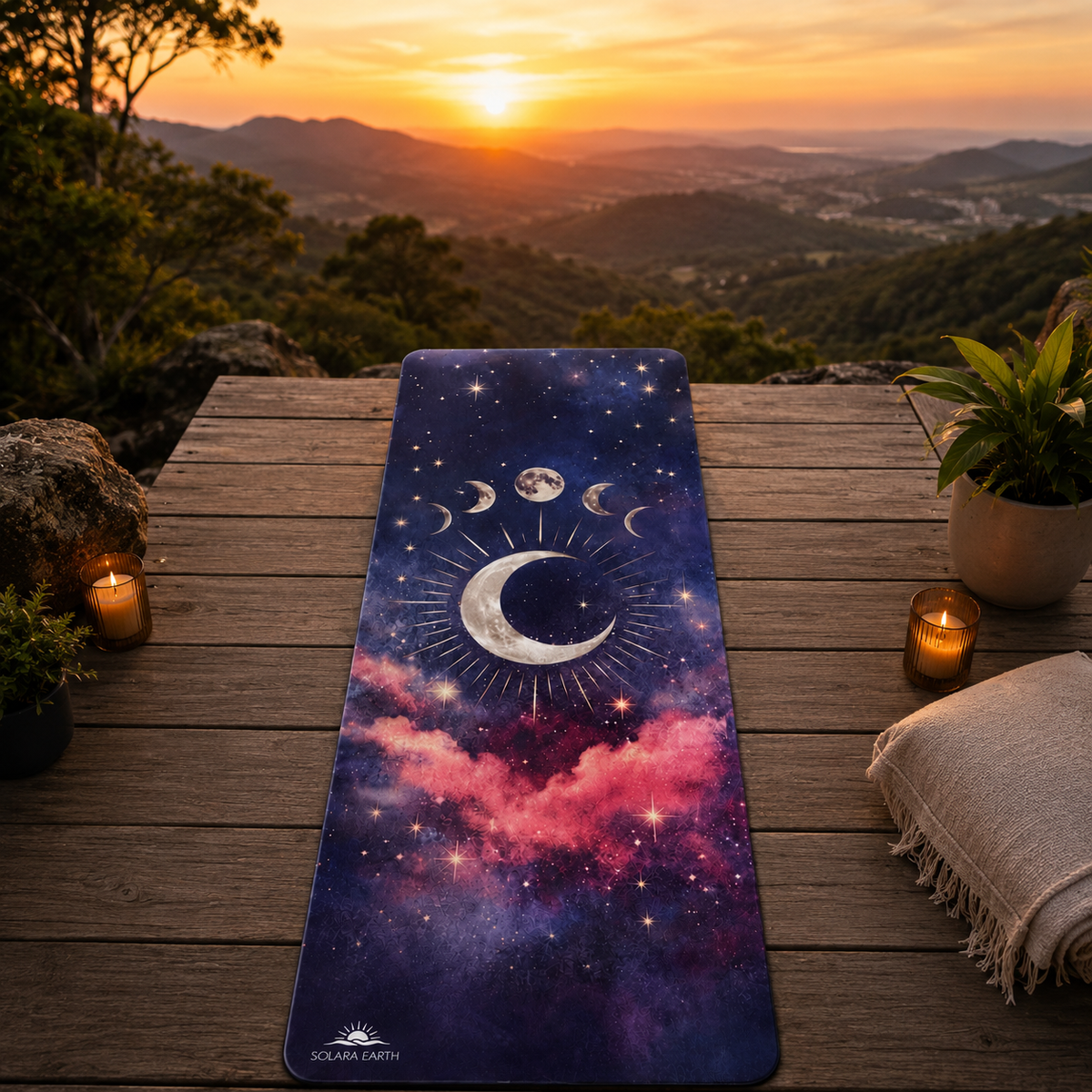 Solara Lunar Awakening Celestial Yoga Mat
