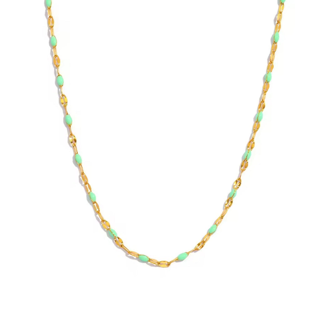 Tidal Light Aqua Necklace