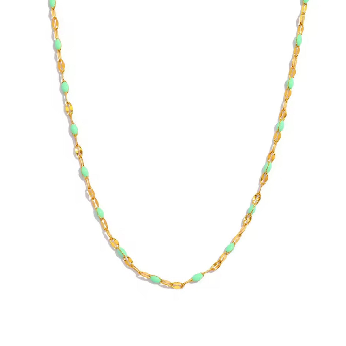 Tidal Light Aqua Necklace