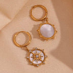 Solara Compass Earrings
