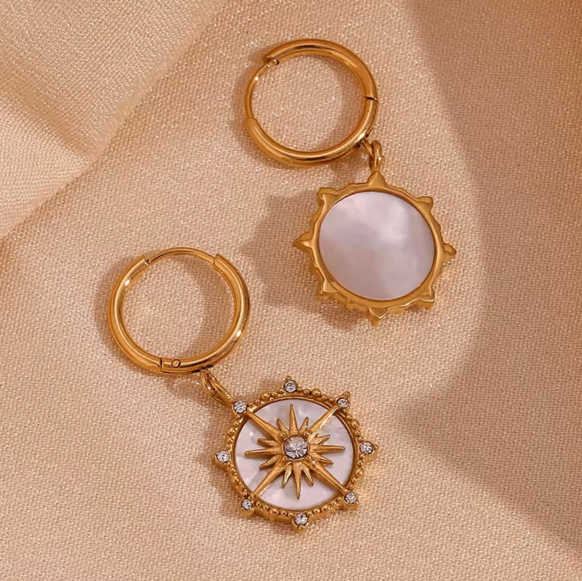 Solara Compass Earrings