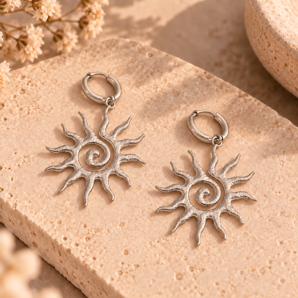 Silver Sunkiss Earrings