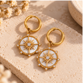 Solara Compass Earrings