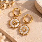 Solara Compass Earrings